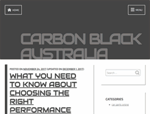 Tablet Screenshot of carbonblack.com.au