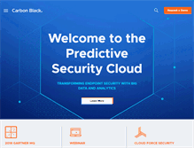 Tablet Screenshot of carbonblack.com